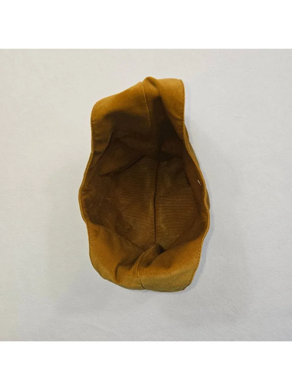 Merit Signature Brown Corduroy Makeup Cosmetic Bag Pouch Minimalist